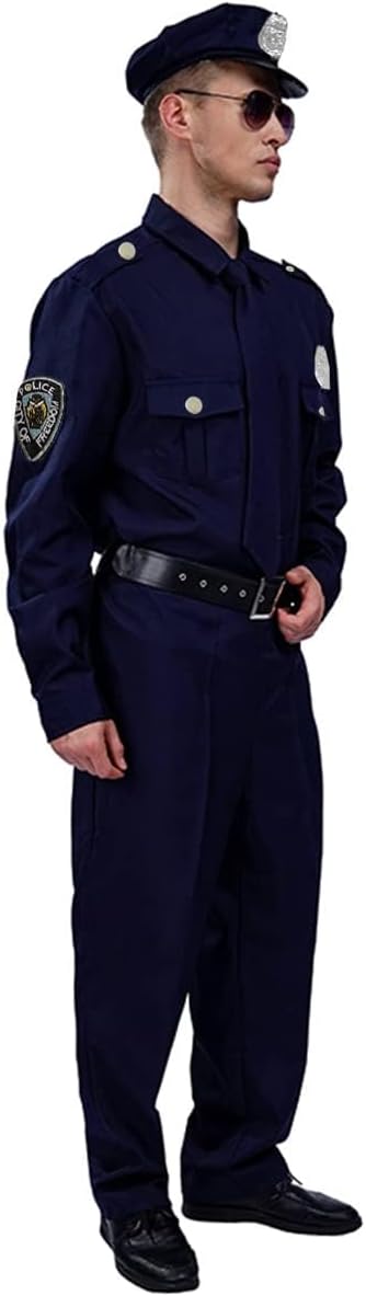 Adult Police Uniform Costume for men - Image 3