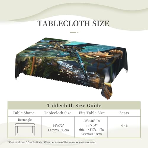 Nappe imperméable et résistante à l'huile lavable pour table de cuisine - 6