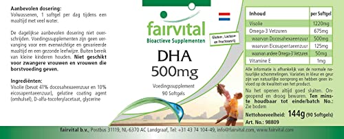 DHA capsules 500mg - HOOG GEDOSEERD - 90 softgels - dehydroascorbinezuur (DHA) en eicosapentaeenzuur (EPA) - Image 8