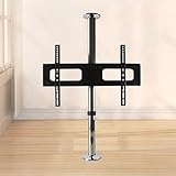 ➤【Matériau amélioré】: Ce meuble TV est fabriqué en tube d'acier inoxydable de haute qualité, élégant et généreux. Son tube de 4,8 cm de large le rend stable et stable, améliore sa capacité de charge et prolonge sa durée de vie.