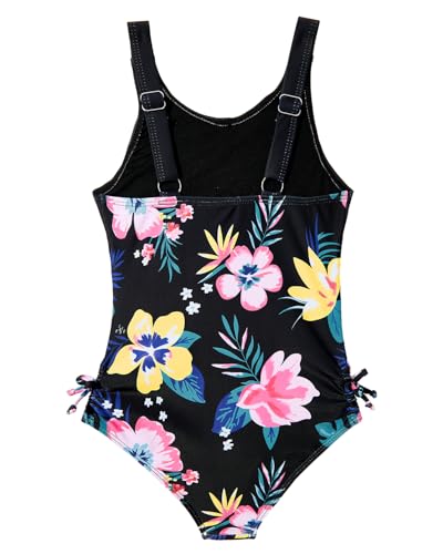 Image of Century Star Girls Bathing Suit One Piece Swimsuit for Kids Cute Bow Striped Swimwear for 4-13 Years