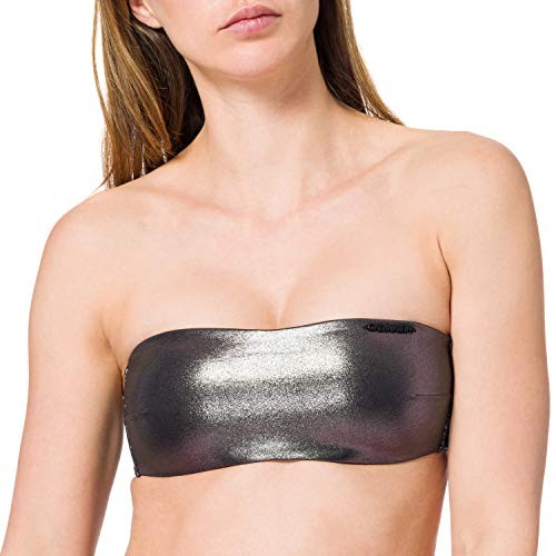 Haut de bikini métallique Calvin Klein, l'excellence du bandeau haut de gamme