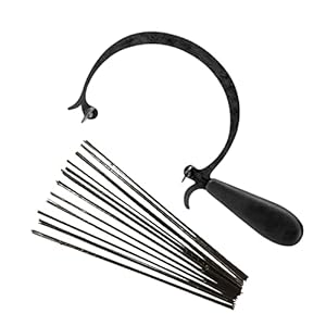 CURVED JEWELERS SAW FRAME with 144 ASSORTED JEWELERS SAW BLADES