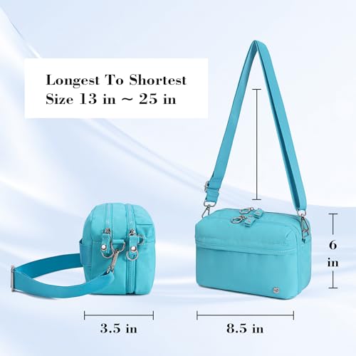 Image of NEICOA Small Crossbody Bag for Travel Women Anti Theft Shoulder Bags | Nylon Travel Purse,Multi Pockets with RFID Card Slots