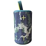 Caixa som bluetooth c/led rgb função tws potente c/ 30w modo h