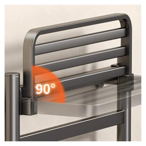 Secador con estante para un baño de diseño compacto y confortable 7