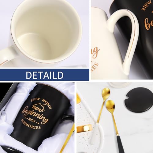 Housewarming Gift New Home, New Home Gift Ideas, First Home Gifts, New Home New Beginning New Memories Coffee Mug Set, House Warming Gifts New Home Couple, New Home Gift 14 Oz - Image 6