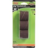 Gator 1.5 in. Dia. x 1.5 in. L Aluminum Oxide Drum Sander Refill 80 Grit Medium 3 pc.