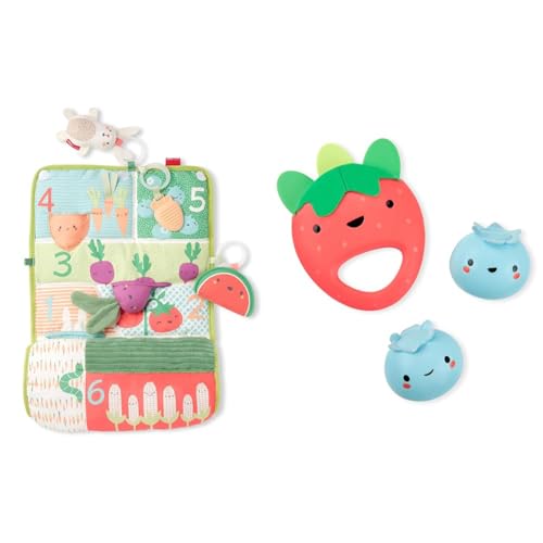 Image of Skip Hop Baby Tummy Time Playmat, Farmstand & Baby Musical Toy Set, Farmstand, Berry Cute Band