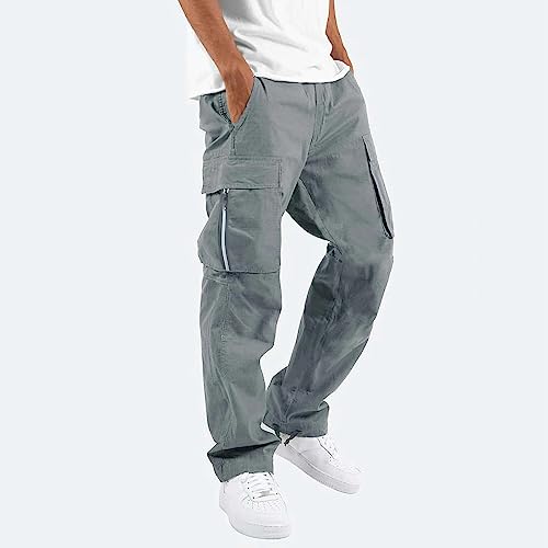Pantalon futuriste hommes cargo décontracté solide de rue