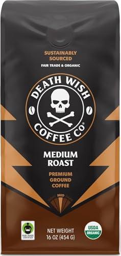 Death Wish Coffee Organic Medium...