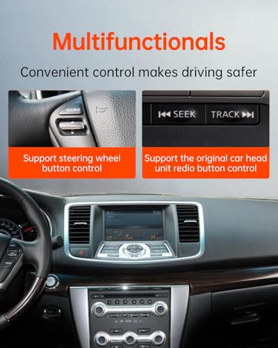 Image of USB Bluetooth 5.3 Car Adapter Compatible for Infiniti,Nissan,GMC,Chevy,Honda,Ford,Mazda Music Interface Connector
