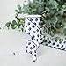 Satin Paw Print Wired Ribbon: Blue White 2.5 Inches x 10 Yards (30 Feet)