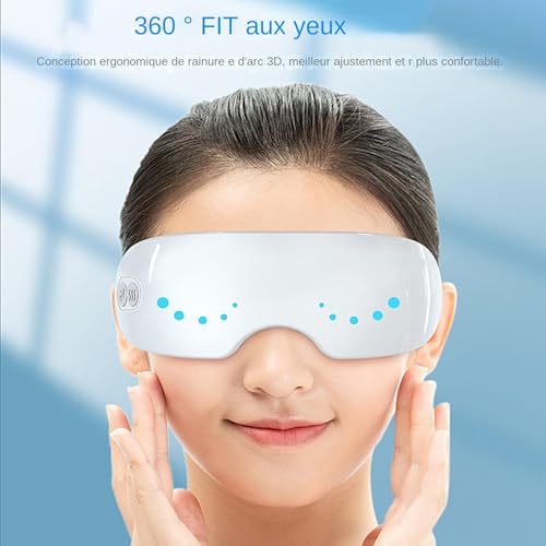 Masque oculaire massant compresse chaude froide relaxation nuit