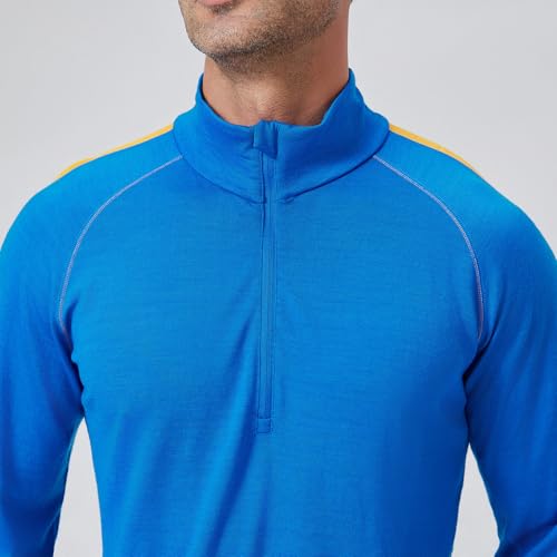 100% Merino Wool Base Layer Mens - Wool Half Zip Sweater Men - Merino Quarter Zip Wool Sweater Lite3