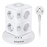 【Überlastschutz】: Sichere Türen eingebaut, schließt automatisch die Quelle bei Überspannung oder Kurzschluss.Wenn Gefahr auftritt，usb automatisch die stromversorgung und schützt die sicherheit Ihrer elektronischen geräte und familienmitglieder,sie können es mit Vertrauen verwenden