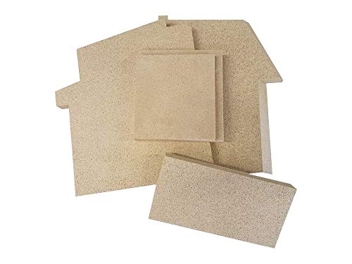 Charnwood fb25225225 País 6 Back vermiculita Fire brick  Beige