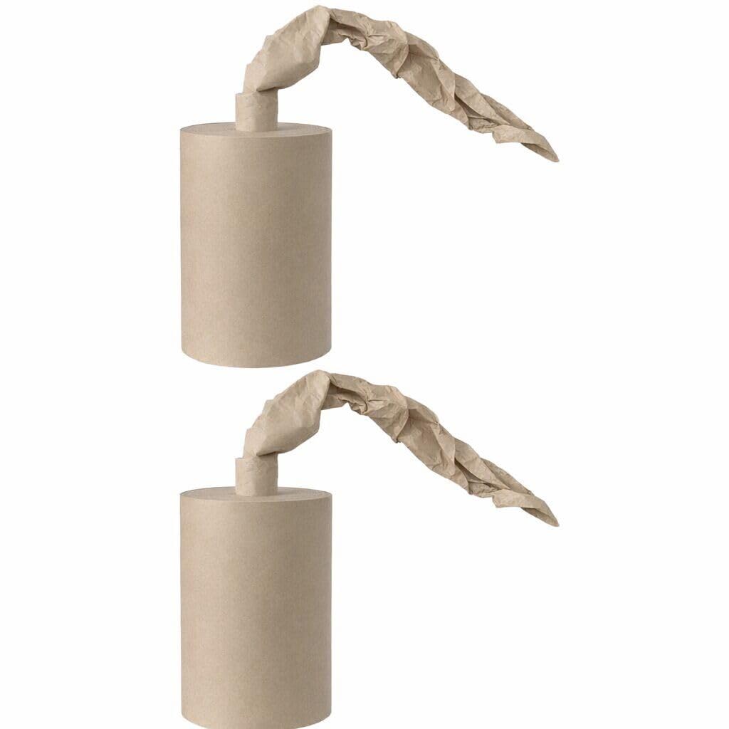 2 Rollen Schrenzpapier, Verpackungspapier, 1lagig, 80 g/qm, 35 cm x 350 lfm ohne Hülse, für Versand, Umzüge, Zerbrechliches