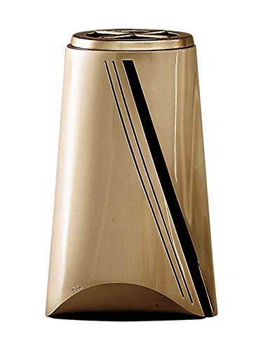 Vase tombe columbarium bronze moderne pour fleurs cimetière
