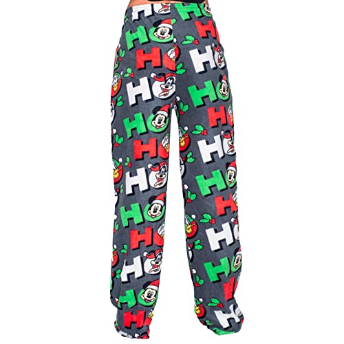 Mad Engine Mickey Goofy Donald Duck as Santa Ho Ho Ho Christmas Lounge Pants3