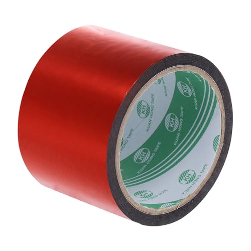 MECCANIXITY Red Metalized Tape 2.4 Inch x 55 Yards Decor Tape for Detailing Accent Wall, Graphic Arts, Pack of 1