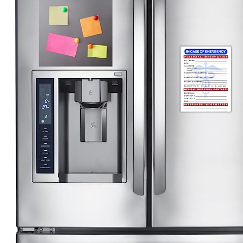 Tarjetas Médicas Magnéticas para Refrigerador 2 unidades miniatura 5