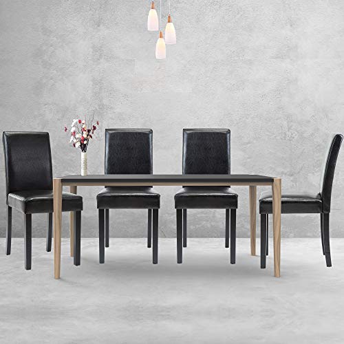 image for LSSPAID Dining Chairs Dining/Living Room Kitchen Chairs PU Leather Pad