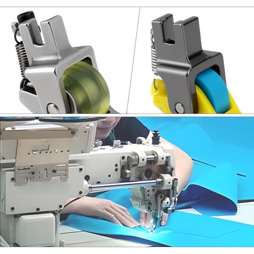 2 Piezas Pie Prensatelas Rodillo para Máquina de Coser Industrial miniatura 4