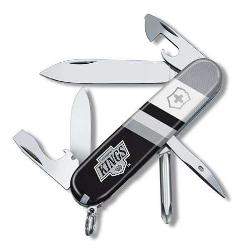 Victorinox Tinker Swiss Army Knife – Compact 12 Function Swiss Made Pocket Knife with Large Blade, Small Blade and Bottle Opener – Los Angeles Kings by Victorinox - Used condition - CA$27.30