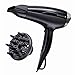Remington Secador de Pelo Pro-Air Shine, Iónico, Cabello Sin Encrespamiento, 2300 W, Concentrador y Difusor, 3 Temperaturas, 2 Velocidades, Rejilla Trasera Desmontable, Gancho Para Colgar, D5215