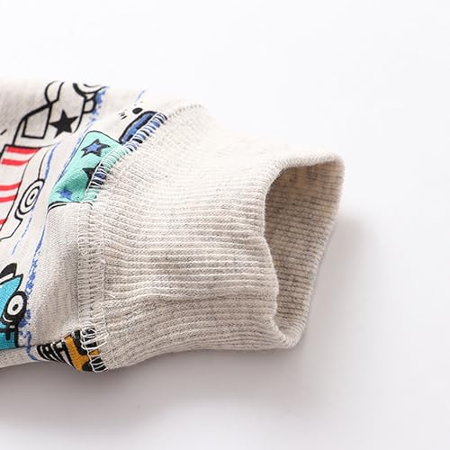 Toddler Boys Crewneck Sweatshirts Kids Baby Cute Print Cotton Pullover Long Sleeve T-Shirts Tops Warm Sweatshirt2