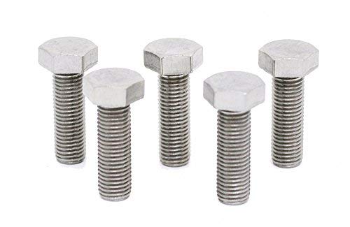 Image of (5pcs) BelMetric M8X1.0X25 A2-70 Stainlesss Steel Metric Fine Threaded Hex Tap Bolts DIN 961 for Automobiles, Motorcycles and Watercraft BR8X1.0X25SS
