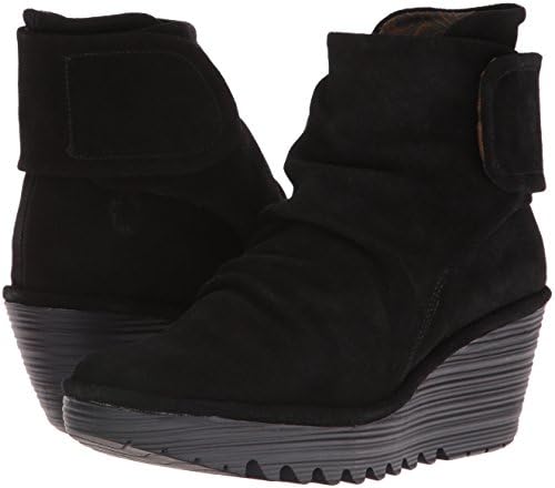 FLY London Women's Yegi689fly Ankle Bootie, Black Oil Suede, 38 EU/7.5-8 M US | Image 6