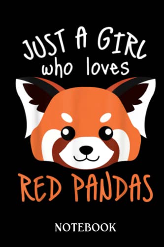 Red Panda Plushie Red Panda Tail Cute Red Panda Stuffed Toy: Panda Notebook/ Journal, Journey Diary for Kids & Teenage Girls 120 page, College Ruled, 6x9 (15.2 x 22.9 cm)