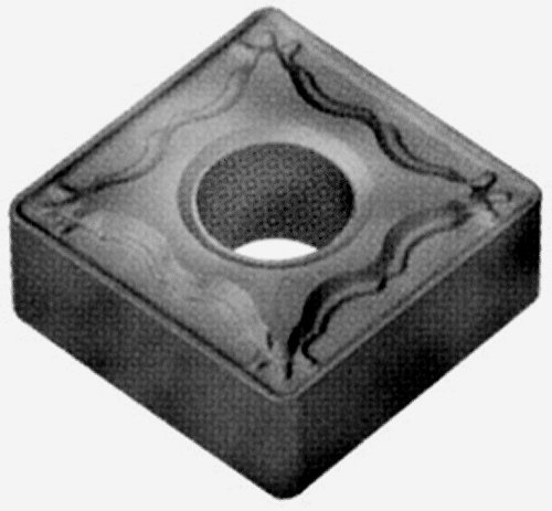 40590 Solid Carbide Turning Insert, C550 Grade, Uncoated (Bright) Finish, SNMG Style, SNMG 321, 1/8" Thick, 1/64" Radius (Pack of 10)