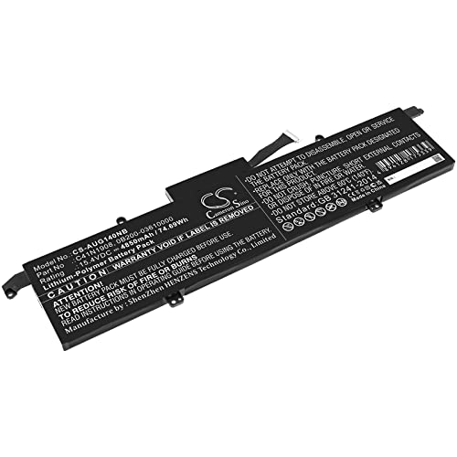 Replacement Battery Compatible for ROG Zephyrus G14 GA401IV-0152E ROG Zephyrus G14 GA401IV-HE344 ROG Zephyrus G14 GA401II-HE022 (4850mAh/15.4V), 0B200-03610100 0B200-03610000 C41N1908 Battery