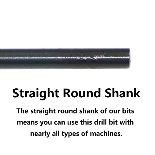 Valyriantool 12Pcs 1/8" Hss Black Gold Twist Drill Bits, 135 Degree Split Point, Jobber Length Metal Drill Bit, General Purpose For Use In Mild Steel, Copper, Aluminum, Zinc Alloy, Wood, And Plastic #TOP5
