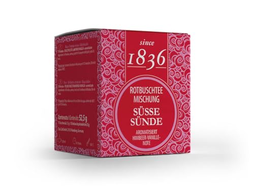 Since 1836 Rooibos Dulce Peché - Rooibos Frambuesa Vainilla - 15 sobres piramidales