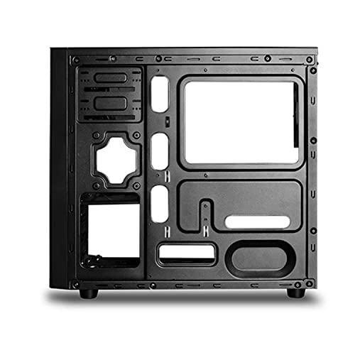 Image of DEEPCOOL MATREXX 30 SI Alloy Steel Mini Tower Computer Case /Gaming Cabinet - Black, Support - Micro ATX /Mini-ITX, Pre-Installed 1 x 120 mm Black Fan at Rear - DP-MATX-MATREXX30-SI