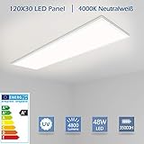 lichtpaneele dach 💡【Langlebig & Energiesparend】: Im Vergleich zu normalem herkömmlichen Lampe bietet OUBO LED-Panel eine hohe Leuchtkraft von 4800 lm. Dabei sparen Sie noch bis zu 80 % an Stromkosten. Die Panels verbrauchen nicht nur weniger Strom, sondern auch können Ihre Nachlampenfrequenz durch eine Lebensdauer von 35.000 Stunden reduzieren!