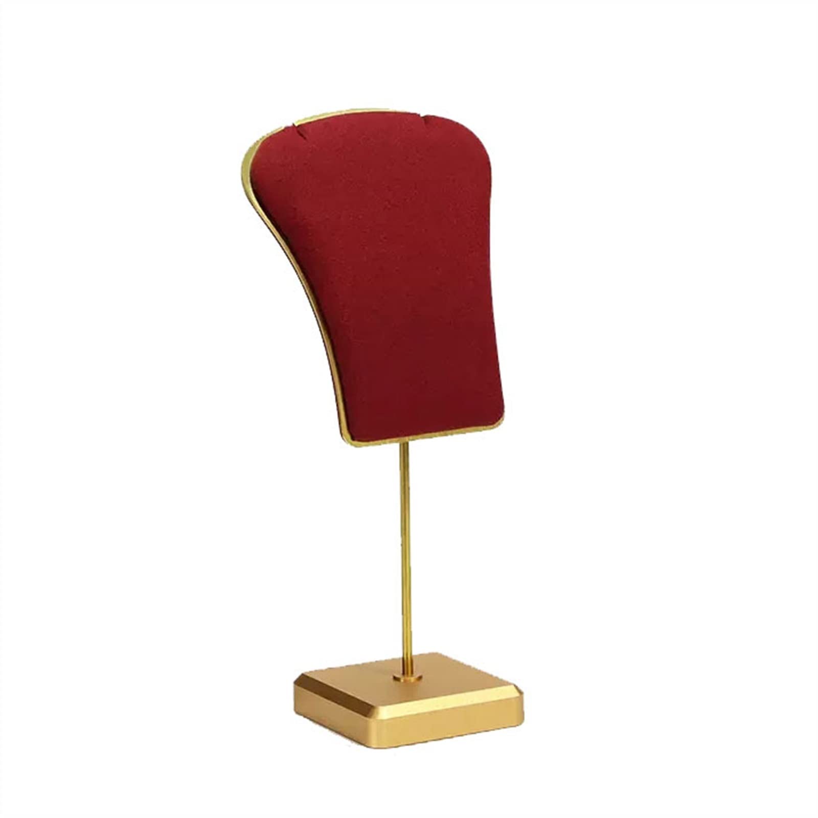 ZengL263NgS jewellery stand Necklace Pendant Display Stand Jewelry Display Stands for Selling, Small Metal Jewelry Organizer Necklaces Storage for Show for Display and Storage(Red)