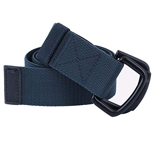 moonsix Elastic Belts for Men,Tactical Military Style Duty Outdoor D-ring Buckle Men's Belt