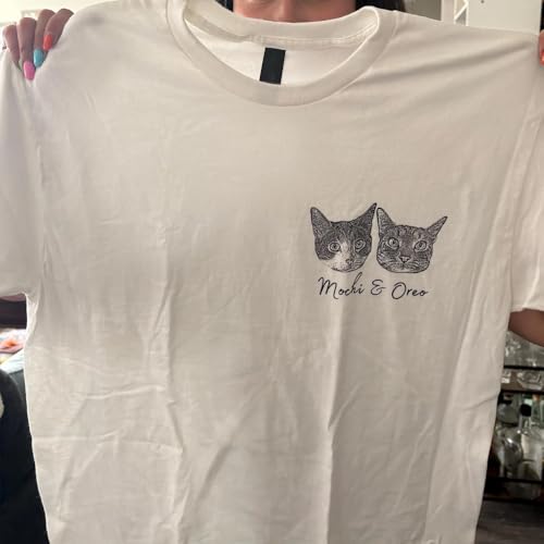 Personalized Dog Photo Sweatshirt, Custom Sweatshirt from Pet Photo, Cat Mom Mama Sweatshirt, Dog Mom Lovers Gifts for Women, Pet Memorial, Gifts for Mothers Day Christmas3