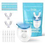 SMILE THERAPY® LED Teeth Whitening Kit with 6 Gel Syringes, Pap+, Peroxide-Free, Enamel-Safe Whitening Kit for Sensitive Teeth | Professional Home Gel Teeth whitening kit