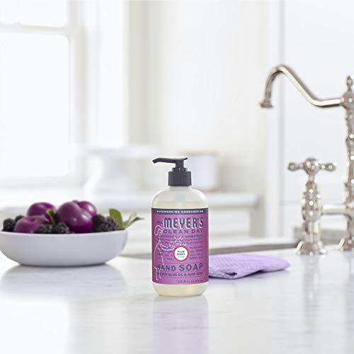 Mrs. Meyer's Hand Soap, Made With Essential Oils, Biodegradable Formula, Plum Berry, 12.5 Fl. Oz - Pack Of 6 #TOP5