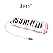 HXBER 32 Piano Keys Melodica Musical Instrument for Music Lovers Beginners Gift with Carrying Bag