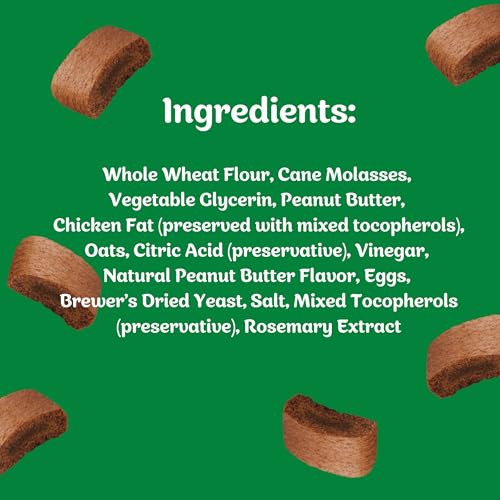 Blue Dog Bakery Natural Dog Treats, Softies, Peanut Butter Flavor, 16.2oz Bag, 1 Bag