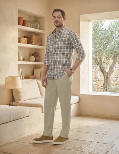 Image of Symbol Premium Men's Checkered Casual Shirt - Regular Fit | Full Sleeve | Pure Cotton (Available in Plus Sizes)