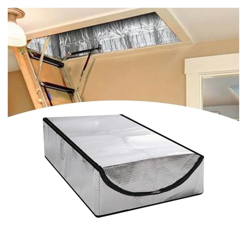 Couverture isolante trappe étanche avec fermeture éclair pour accès au grenier - 4