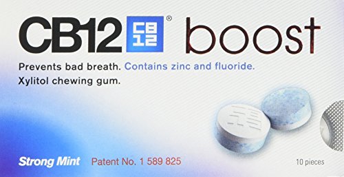 CB12 Boost Strong Mint 10 Gommes à Mâcher Cover
